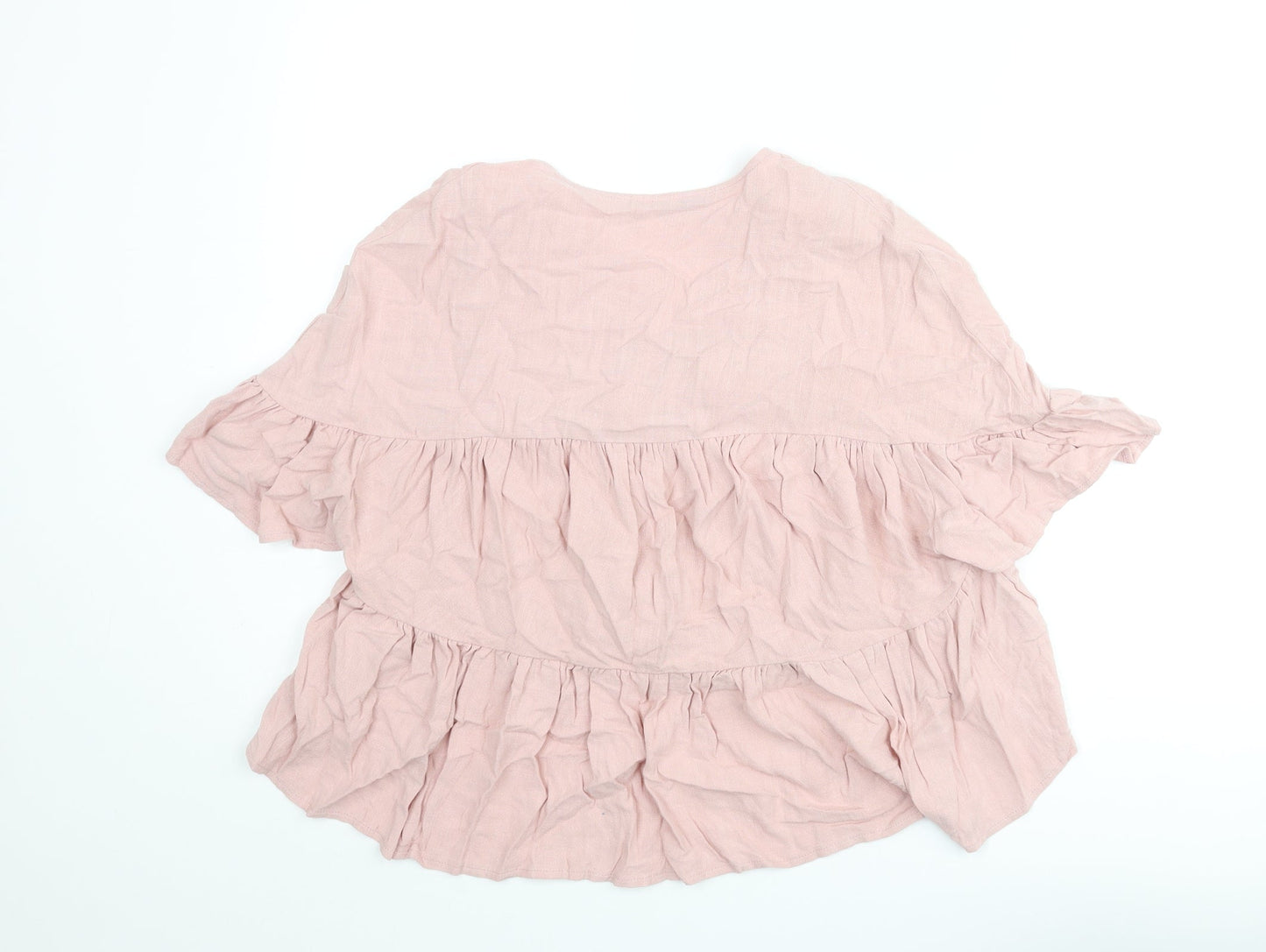 Womens UK Size 6 ASOS Pink Basic Blouse