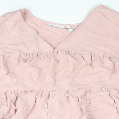 Womens UK Size 6 ASOS Pink Basic Blouse