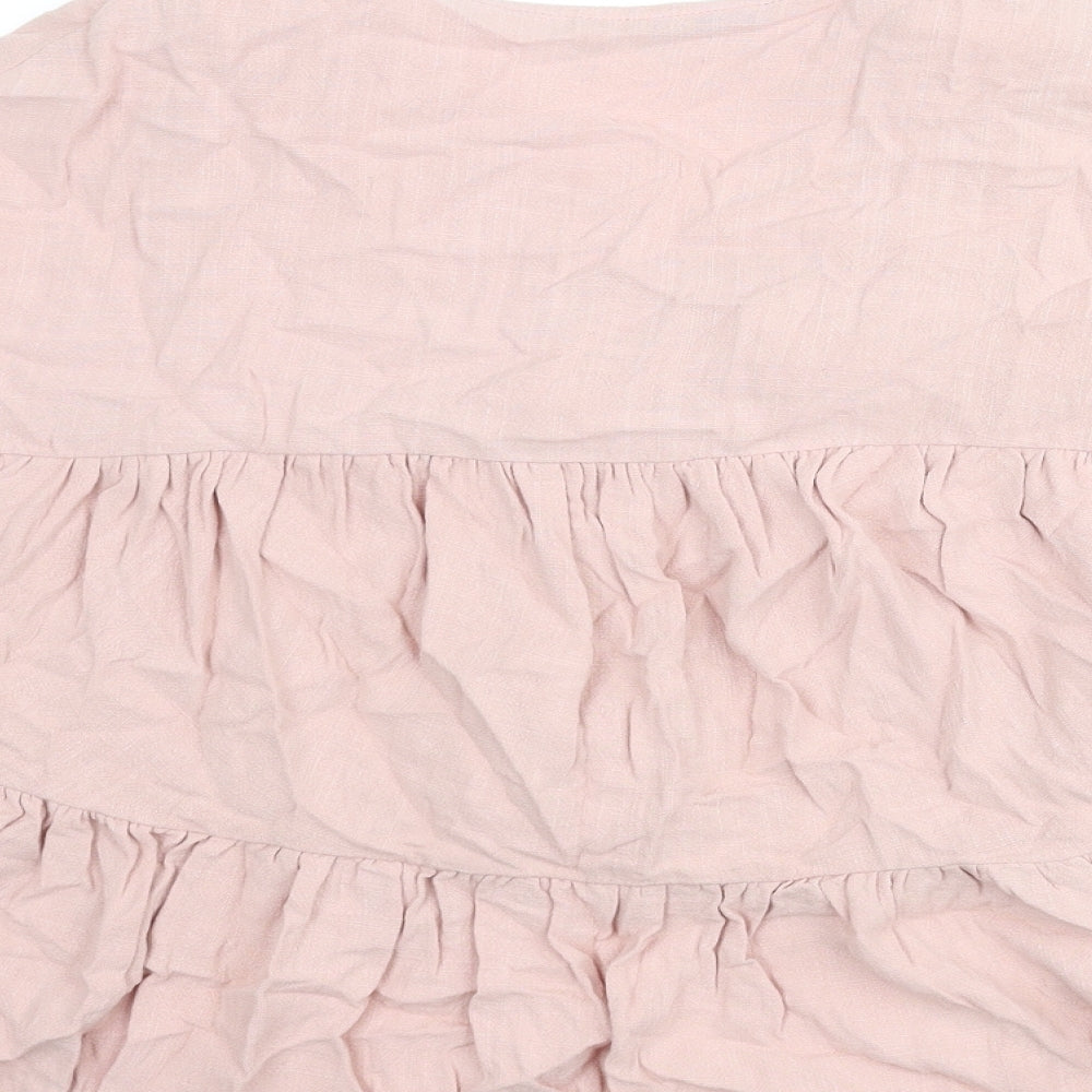 Womens UK Size 6 ASOS Pink Basic Blouse