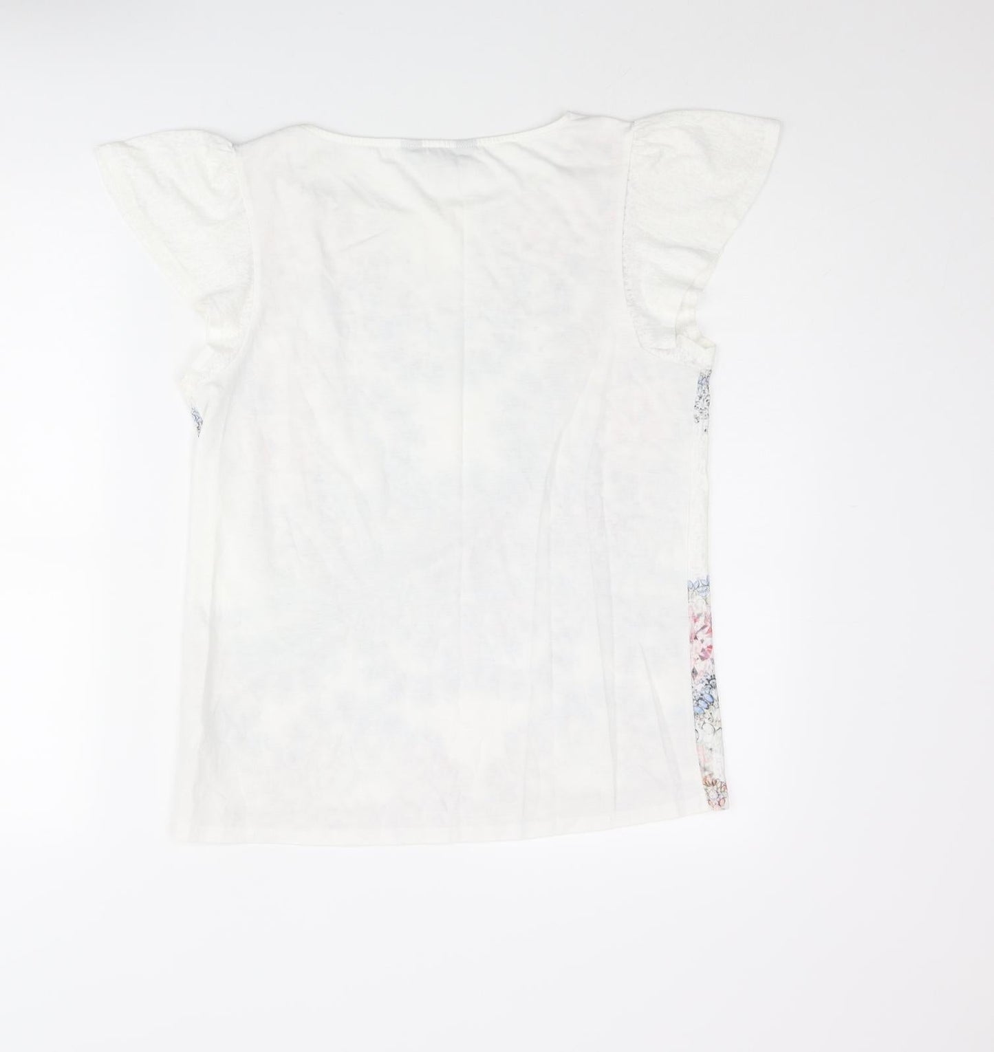 Womens UK Size 12 Dorothy Perkins White Basic Blouse