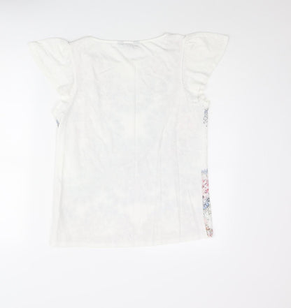 Womens UK Size 12 Dorothy Perkins White Basic Blouse