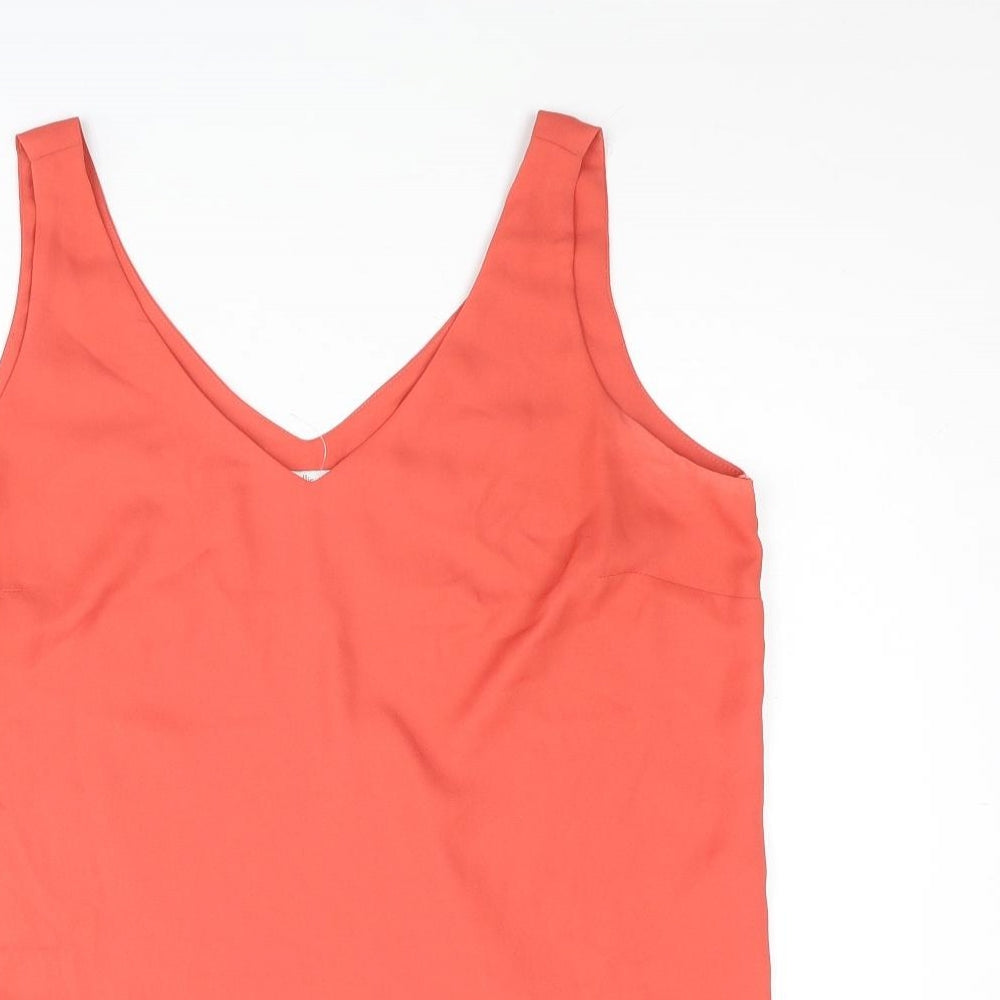 Womens UK Size 12 Wallis Red Camisole Blouse