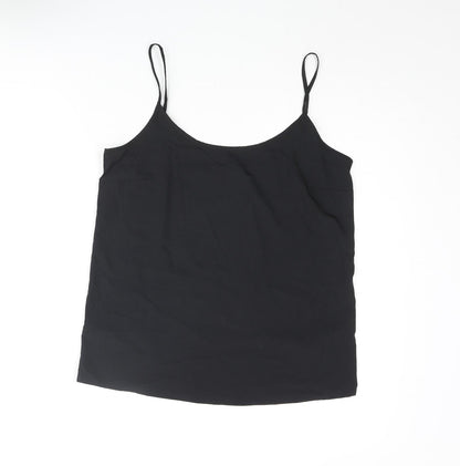 Womens UK Size 8 Marks and Spencer Black Basic Blouse