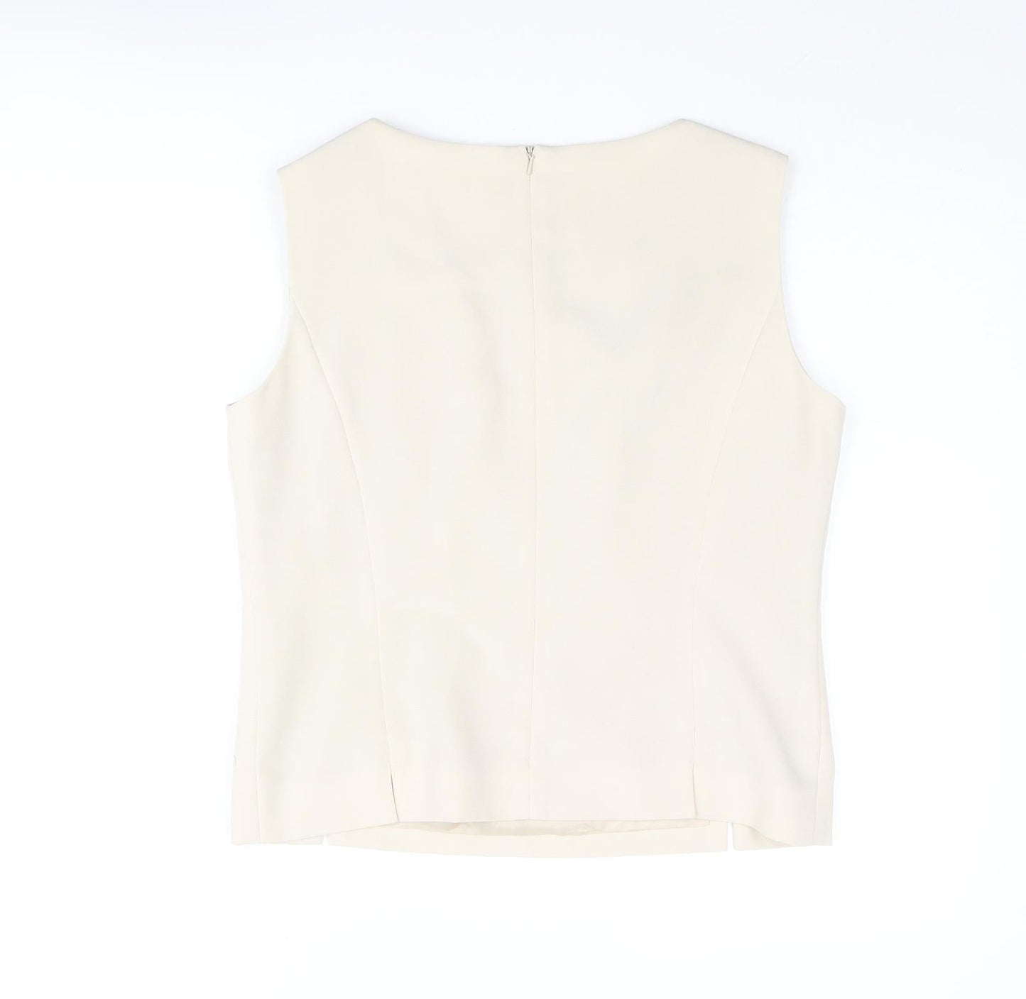 Womens UK Size 12 CC Beige Basic Blouse