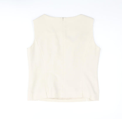 Womens UK Size 12 CC Beige Basic Blouse