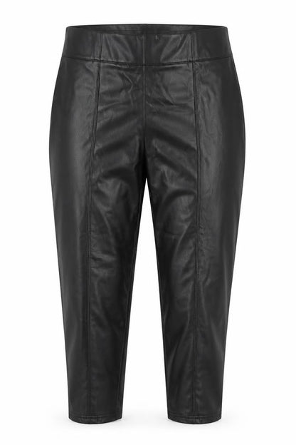 Womens UK Size 20 Marks and Spencer Regular Fit Pedal Pusher Black Trousers