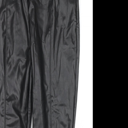 Womens UK Size 20 Marks and Spencer Regular Fit Pedal Pusher Black Trousers