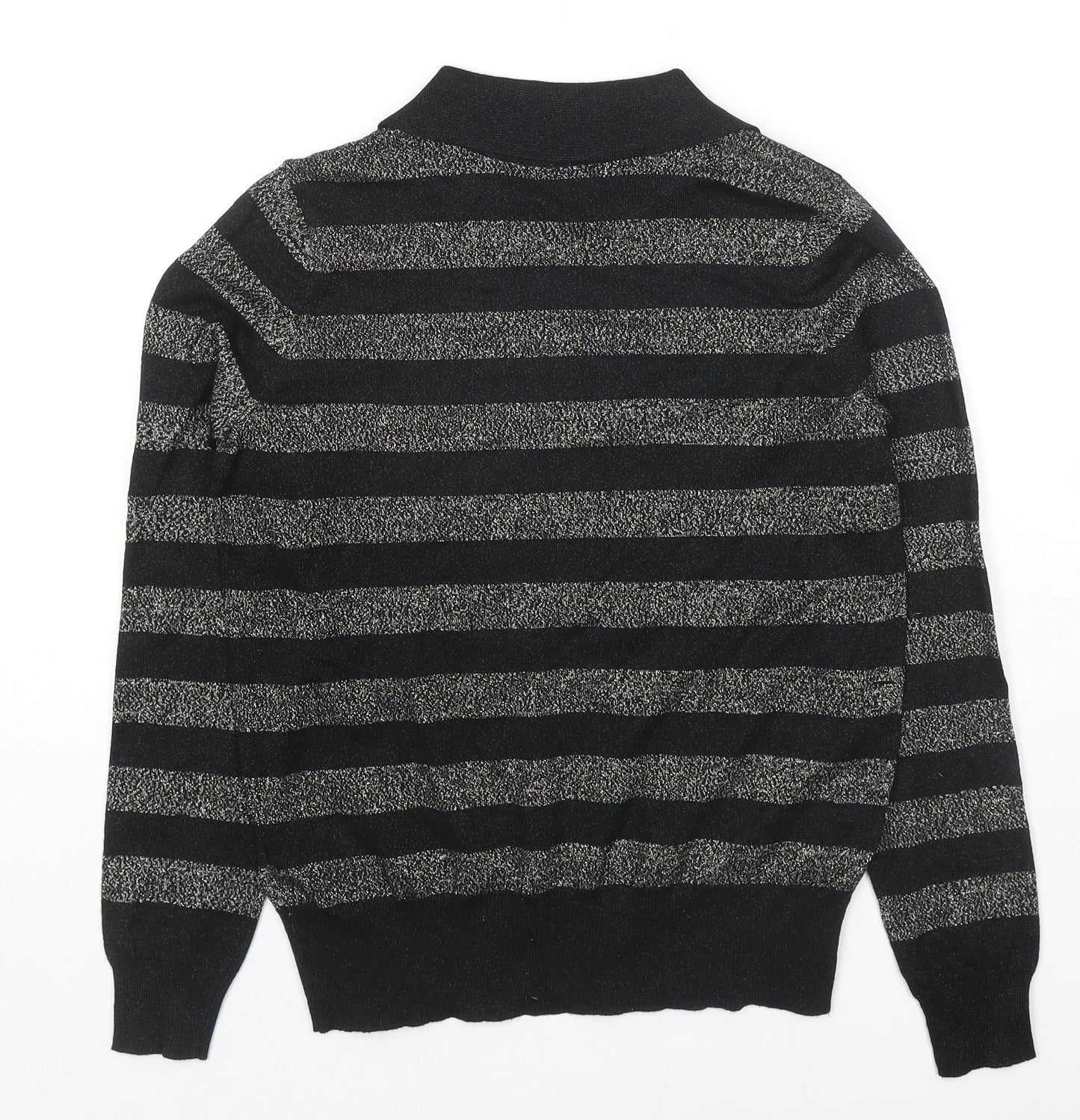 Womens UK Size S Marks and Spencer Black Pullover Jumper