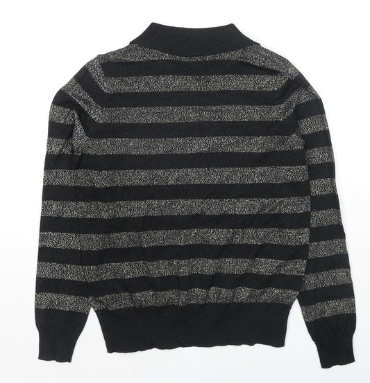 Womens UK Size S Marks and Spencer Black Pullover Jumper