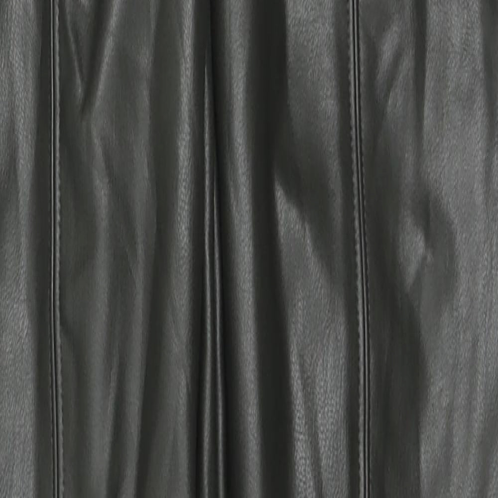 Womens UK Size 8 Marks and Spencer Regular Fit Pedal Pusher Black Trousers