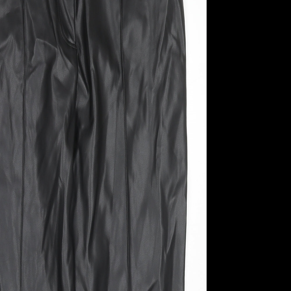 Womens UK Size 18 Marks and Spencer Regular Fit  Black Trousers