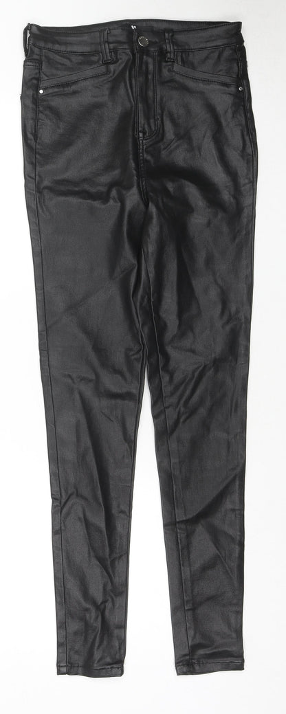 Womens UK Size 12 Very Regular Fit Jegging Black Trousers