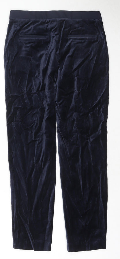 Womens UK Size 8 Marks and Spencer Regular Fit  Blue Trousers