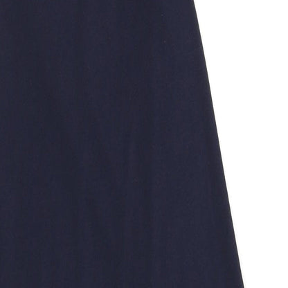 Pull&Bear Womens Blue Polyester Bodycon Size M Round Neck Pullover - Ruched Sides, Slit