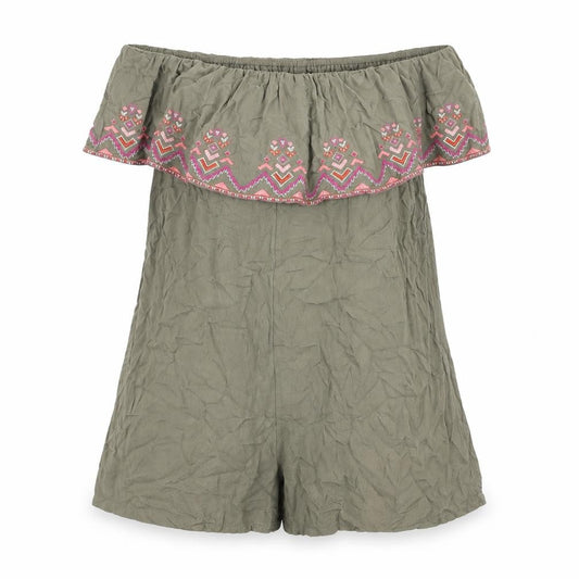 Womens UK Size M Accessorize One-Piece Green Romper