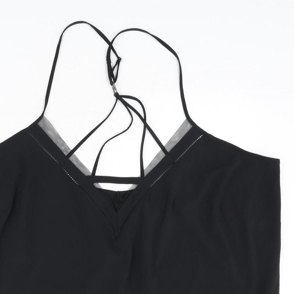 Autograph Womens Black Polyester Camisole Tank Size 22 V-Neck