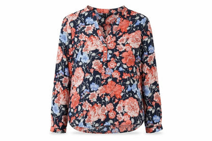 Womens UK Size S Zara Multicoloured Basic Blouse
