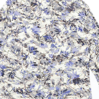 Womens UK Size 10 Per Una Multicoloured Basic Button-Up