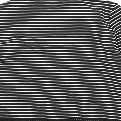 Womens UK Size 10 New Look Black Basic T-Shirt