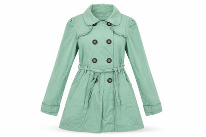 Womens UK Size 14 New Look Green Overcoat