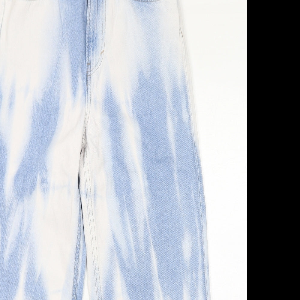 Womens UK Size 8 H&M Regular Fit Straight Blue Jeans