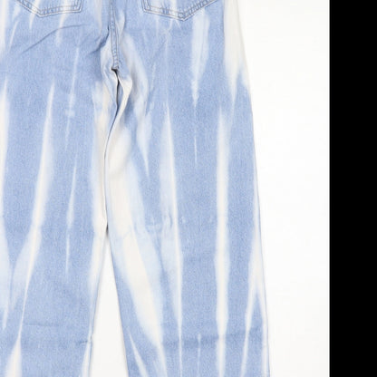 Womens UK Size 8 H&M Regular Fit Straight Blue Jeans