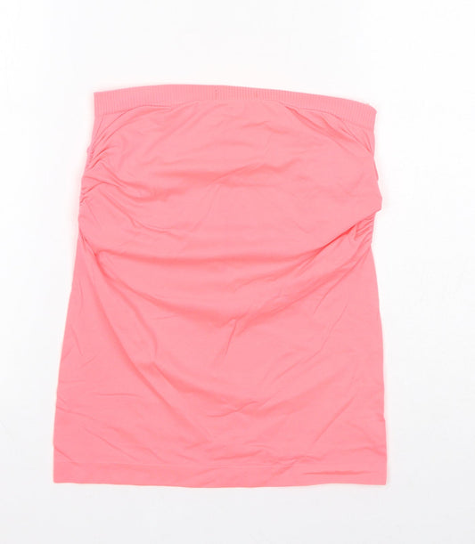 Womens UK Size M New Look Pink Basic Tank