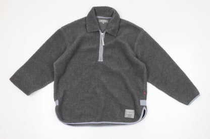Womens UK Size 4 Jackpot Grey Pullover Sweatshirt