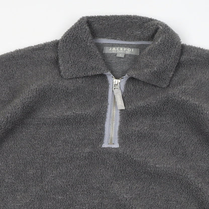 Womens UK Size 4 Jackpot Grey Pullover Sweatshirt