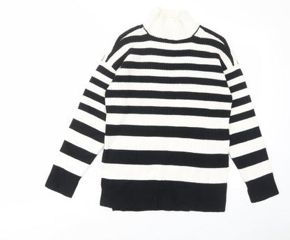 Womens UK Size M Marks and Spencer White Pullover Jumper