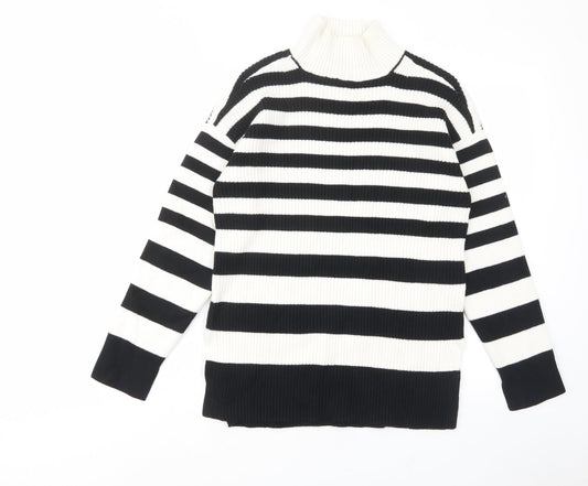 Womens UK Size M Marks and Spencer White Pullover Jumper
