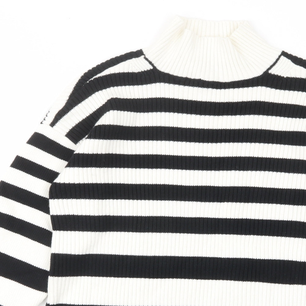 Womens UK Size M Marks and Spencer White Pullover Jumper