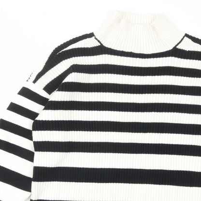 Womens UK Size M Marks and Spencer White Pullover Jumper