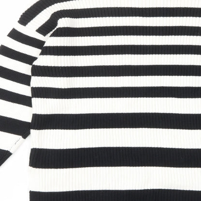 Womens UK Size M Marks and Spencer White Pullover Jumper