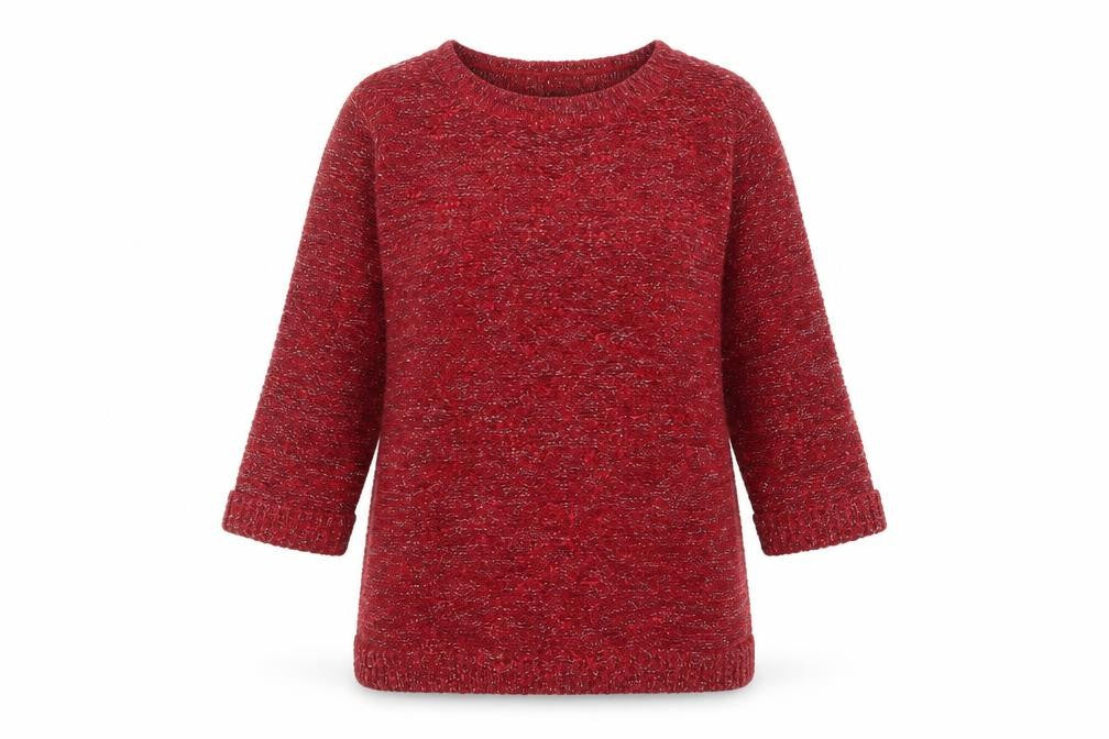 Womens UK Size M Inspire Red Pullover Jumper