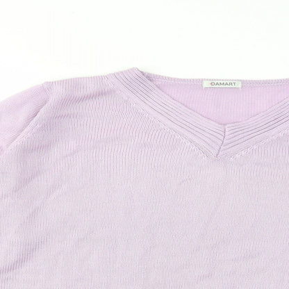 Womens UK Size 18 Damart Purple Pullover Jumper