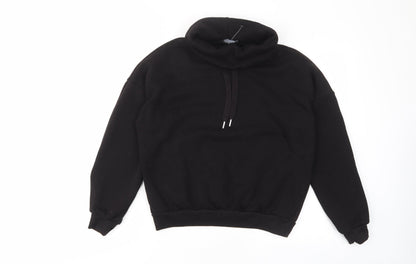 Select Womens Black Cotton Pullover Sweatshirt Size M Pullover