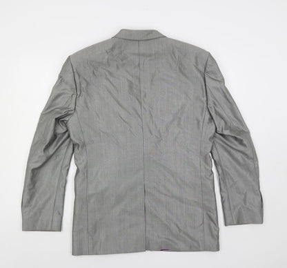 Mens UK Size 38 Jones Regular Grey Suit Jacket