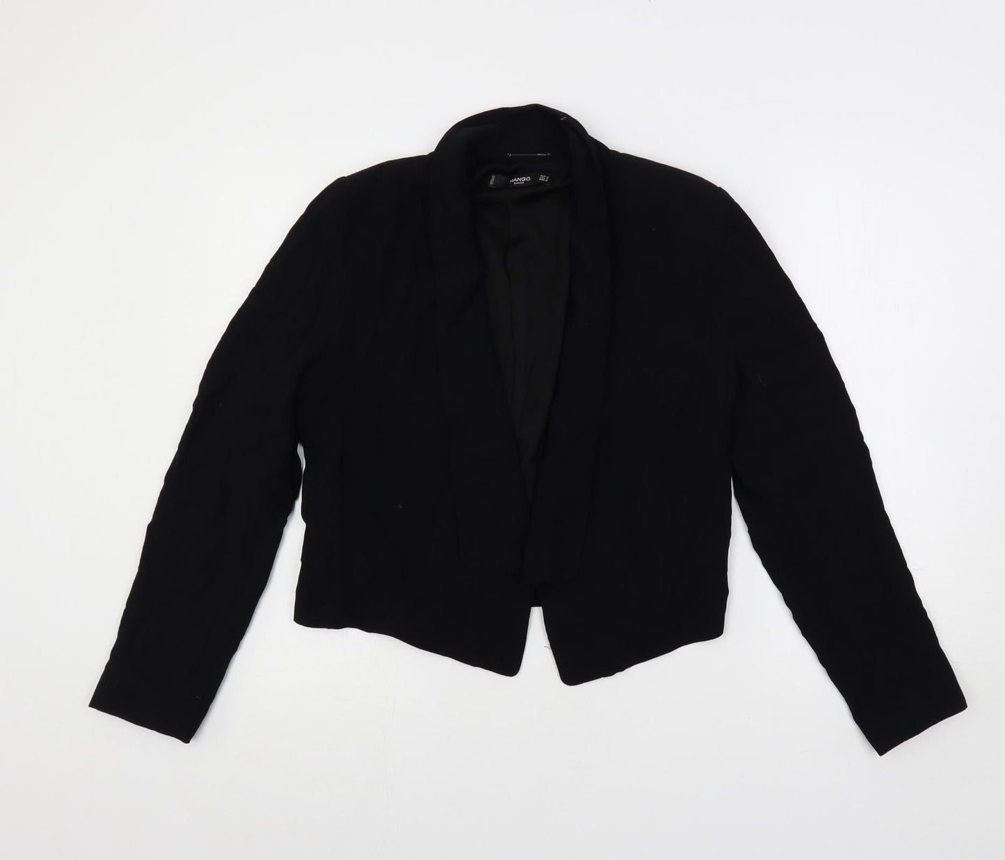 Mango Womens Black Jacket Blazer Size M - Open