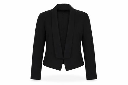 Mango Womens Black Jacket Blazer Size M - Open