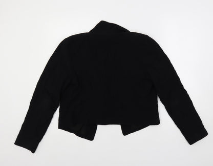 Mango Womens Black Jacket Blazer Size M - Open