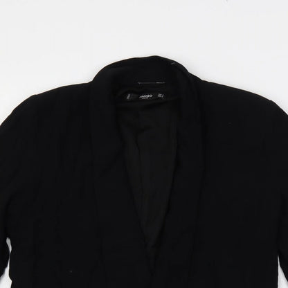 Mango Womens Black Jacket Blazer Size M - Open