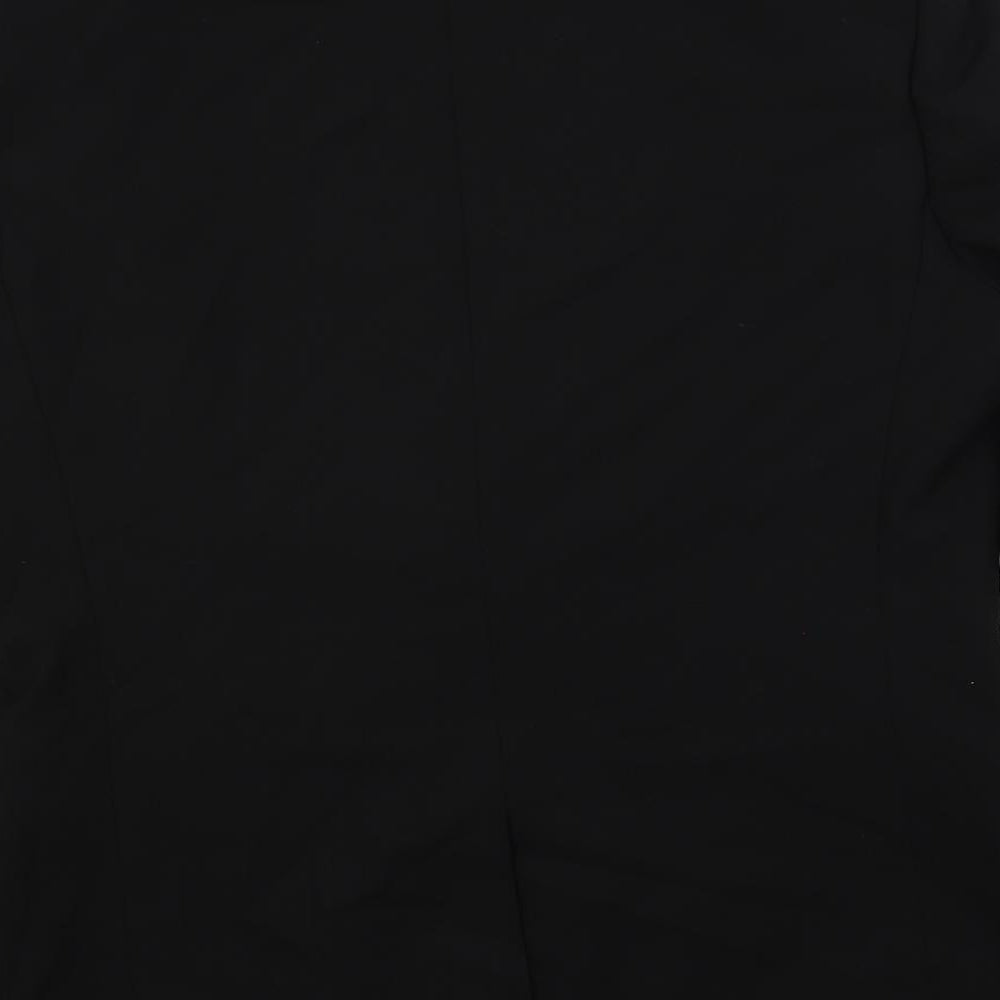 k j Mens Black Polyester Jacket Suit Jacket Size 42 Regular