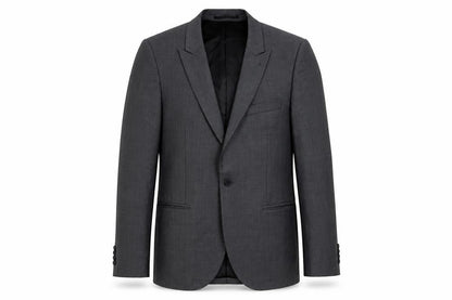 Mens UK Size 38 Topman Regular Grey Suit Jacket