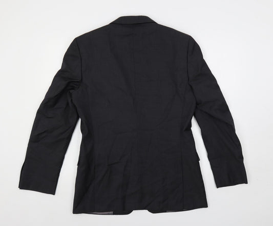 Autograph Mens Grey Wool Jacket Suit Jacket Size 38 Regular