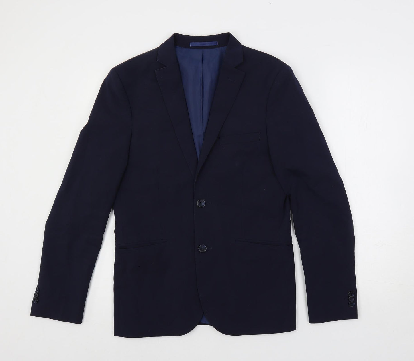 Mens UK Size 36 Marks and Spencer Regular Blue Suit Jacket