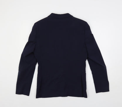 Mens UK Size 36 Marks and Spencer Regular Blue Suit Jacket