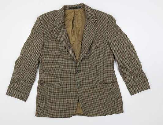 Mens UK Size 42 St Michael Regular Brown Suit Jacket