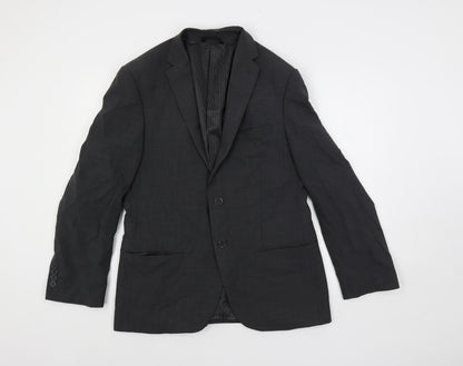 Mens UK Size 38 Marks and Spencer Regular Grey Suit Jacket