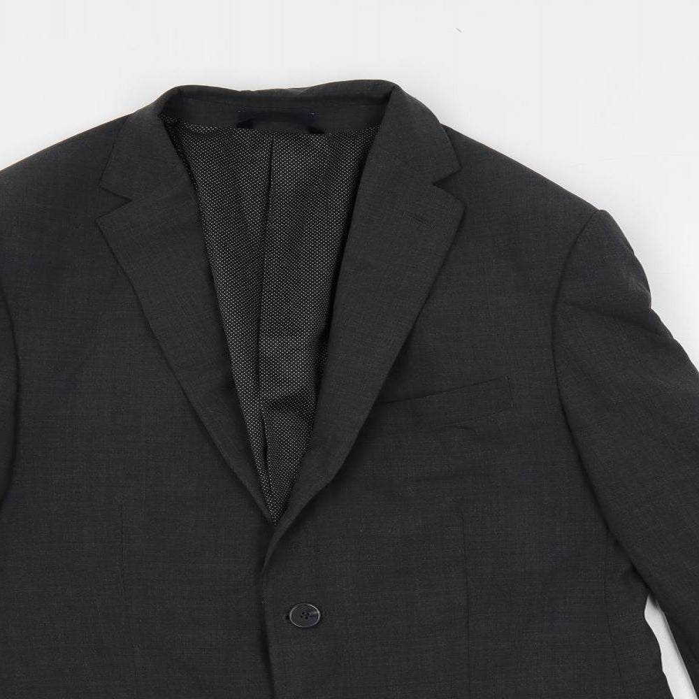Mens UK Size 38 Marks and Spencer Regular Grey Suit Jacket